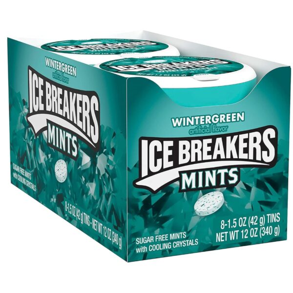 Ice Breakers Mints Wintergreen (1.5 Oz., 8 Pks.) Wholesale, Cheap, Discount, Bulk (1 – Pack)